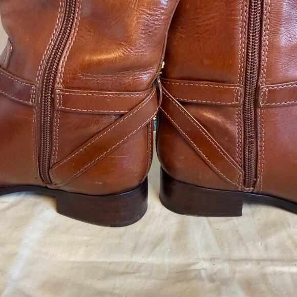 Tory Burch BRITA Riding Boot, Sienna Brown Leather Wmns Sz US6M, MSRP$495 - Picture 8 of 16